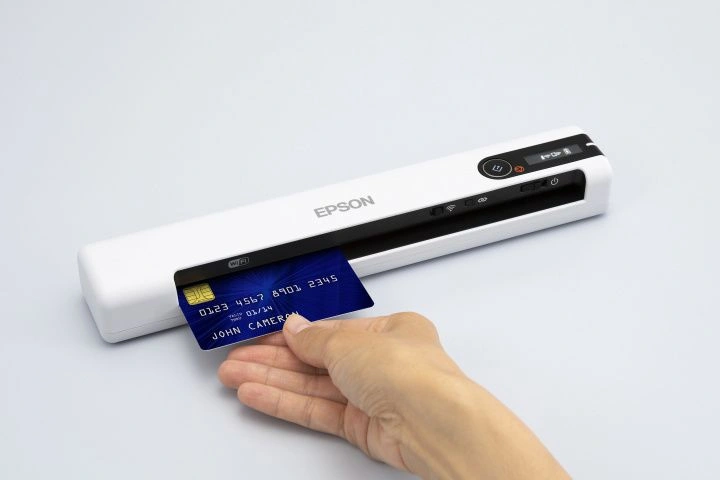 Сканер протяжный Epson WorkForce DS-80W (B11B253402) A4 белый — миниатюра 5