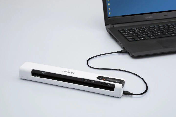 Сканер протяжный Epson WorkForce DS-80W (B11B253402) A4 белый — миниатюра 7