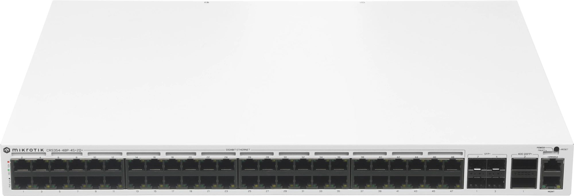 Коммутатор MikroTik CRS354-48P-4S+2Q+RM (L3) 1x100Мбит/с 48x1Гбит/с 4SFP+ 2xQSFP+ 48PoE+ 700W управляемый — миниатюра 6
