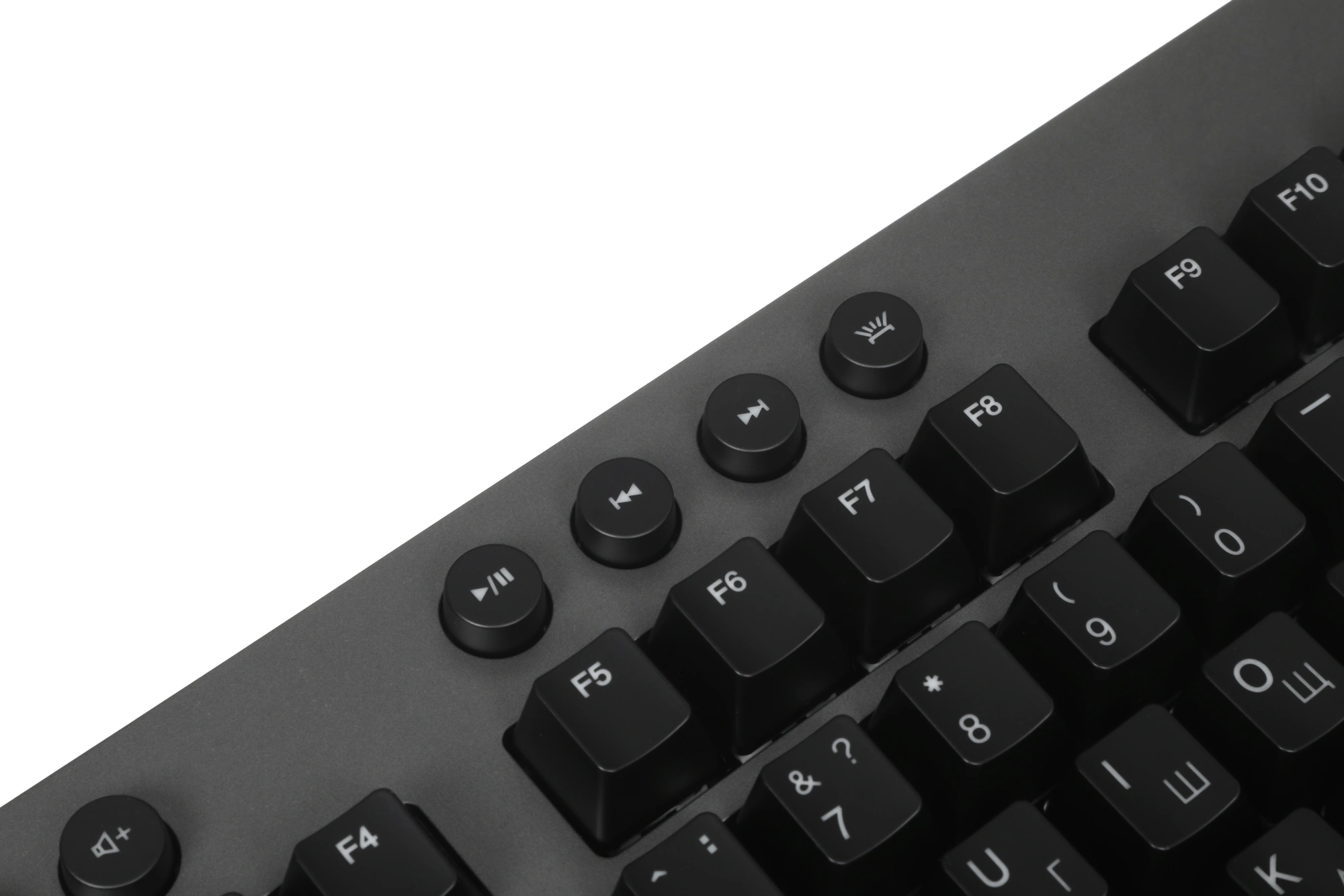 Клавиатура Lenovo K500 RGB механическая черный USB Multimedia for gamer LED (подставка для запястий) (GY40T26479) кабель 1.8м — миниатюра 13