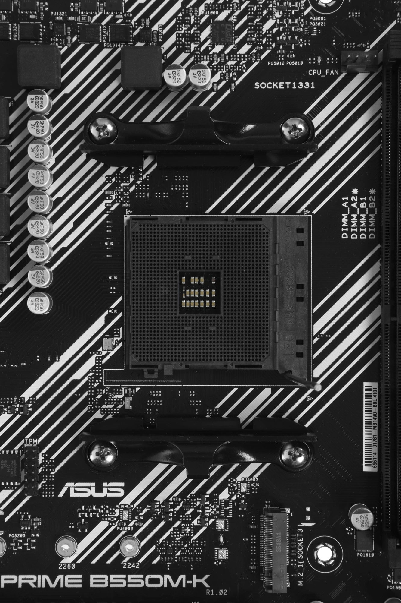 Материнская плата Asus PRIME B550M-K Soc-AM4 AMD B550 4xDDR4 mATX AC`97 8ch(7.1) GbLAN RAID+VGA+DVI+HDMI — миниатюра 12