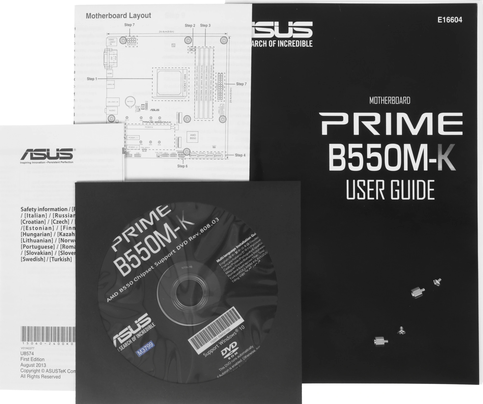 Материнская плата Asus PRIME B550M-K Soc-AM4 AMD B550 4xDDR4 mATX AC`97 8ch(7.1) GbLAN RAID+VGA+DVI+HDMI — миниатюра 5