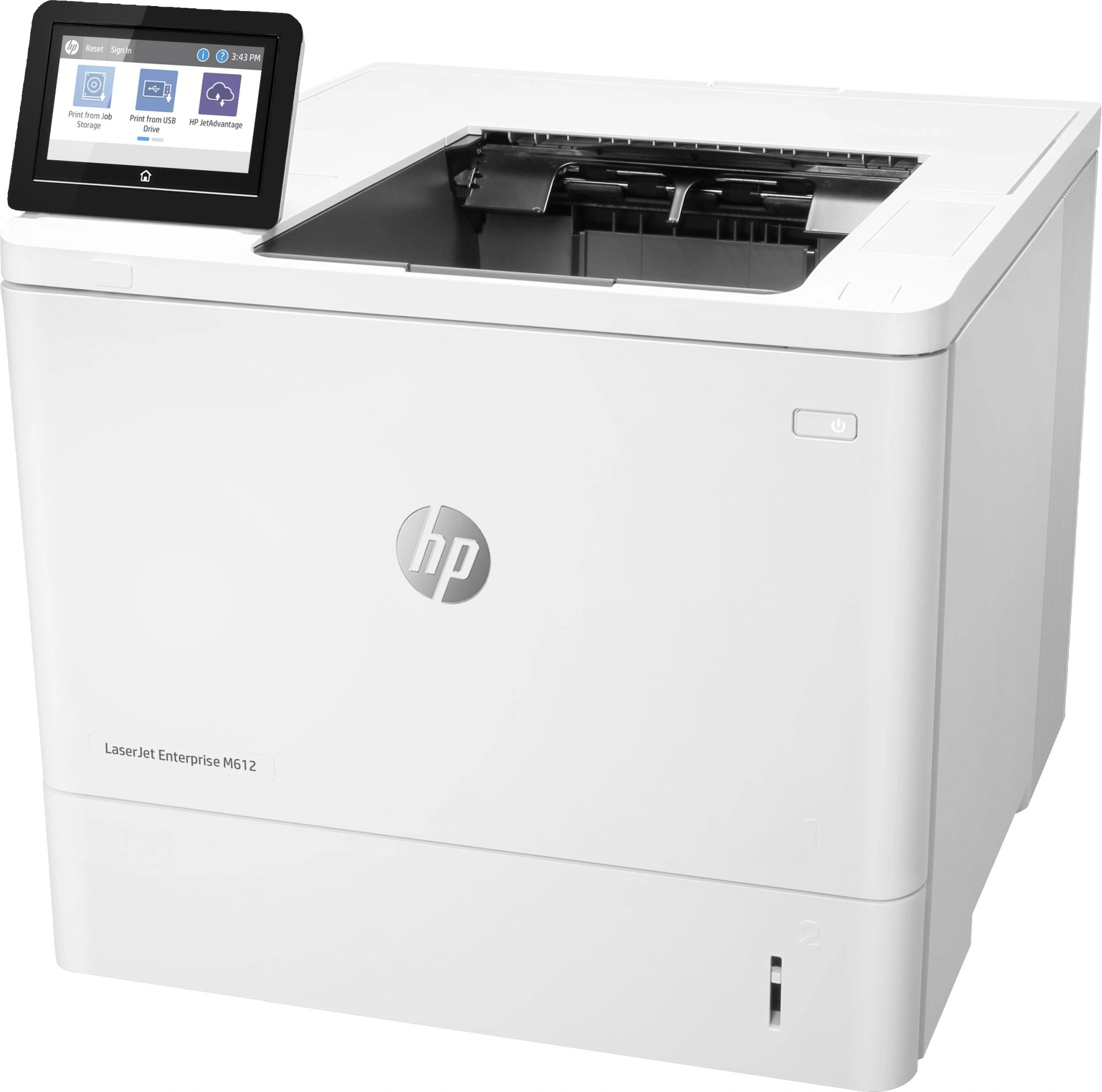 Принтер лазерный HP LaserJet Enterprise M612dn (7PS86A) A4 Duplex Net белый — миниатюра 5