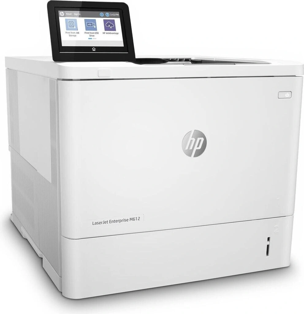 Принтер лазерный HP LaserJet Enterprise M612dn (7PS86A) A4 Duplex Net белый — миниатюра 8