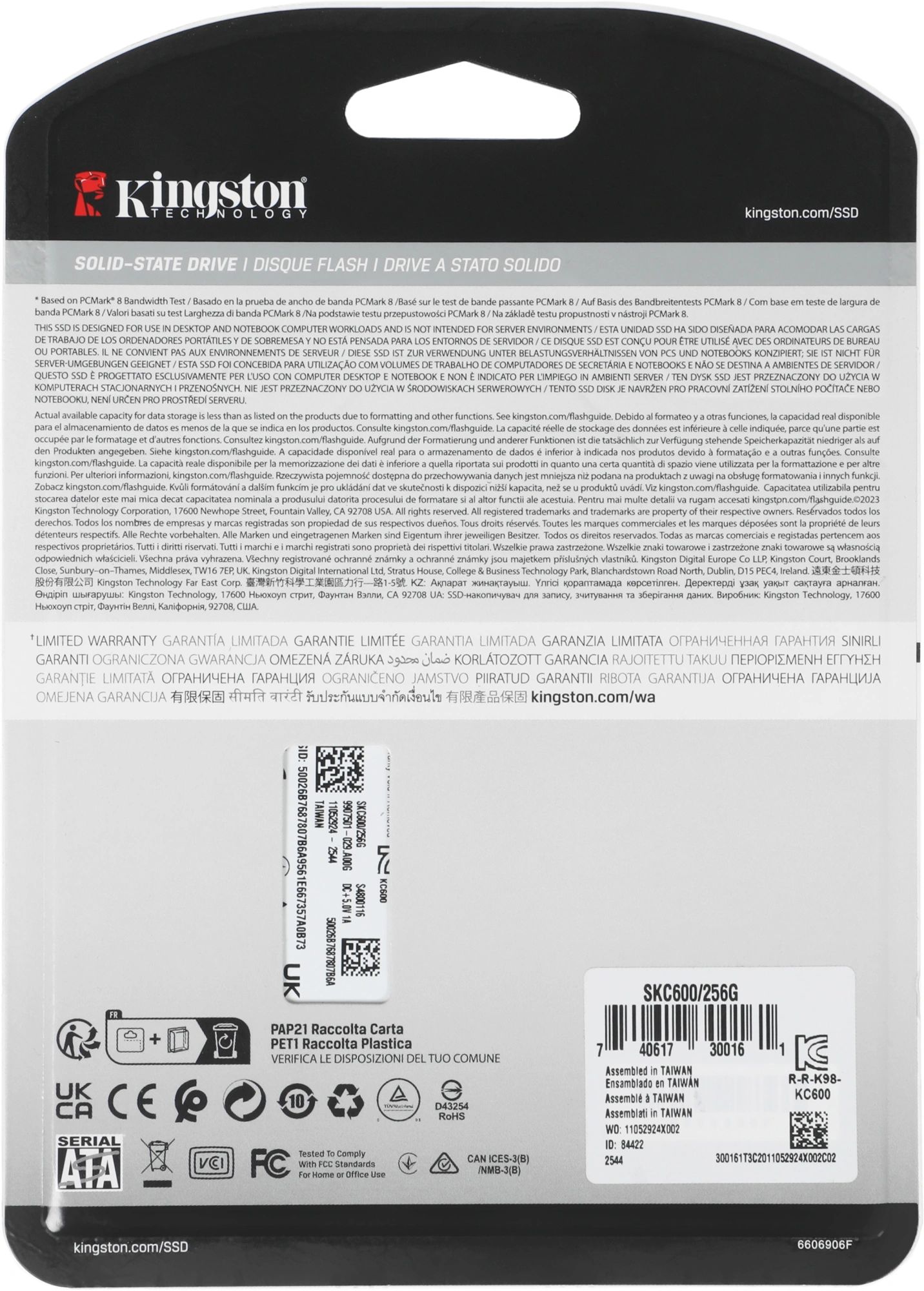 Накопитель SSD Kingston SATA-III 256GB SKC600/256G KC600 2.5" — миниатюра 5