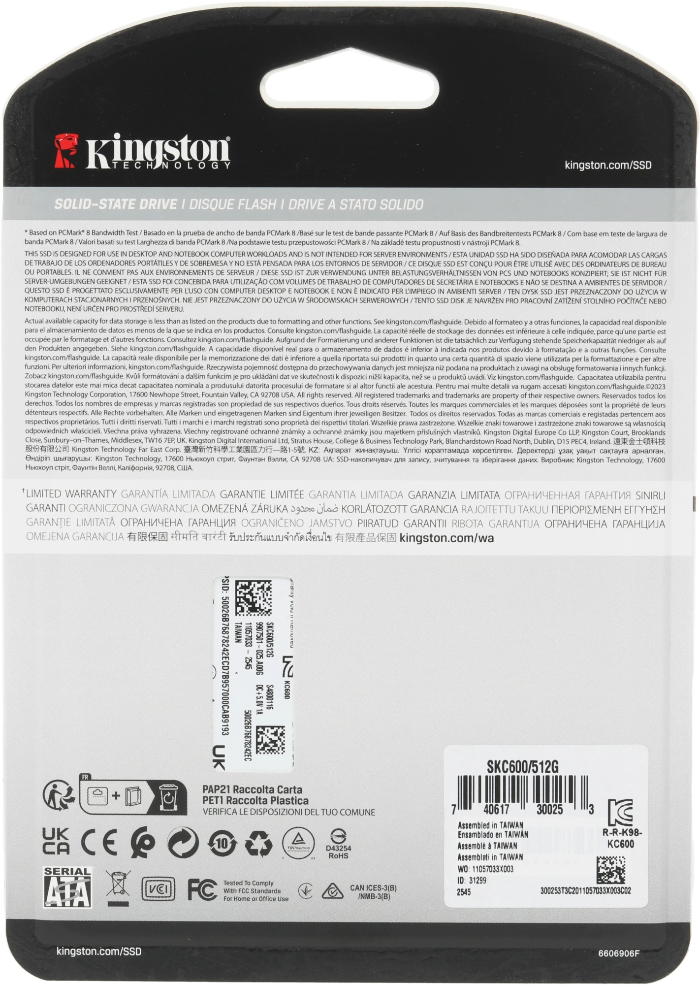 Накопитель SSD Kingston SATA-III 512GB SKC600/512G KC600 2.5" — миниатюра 4