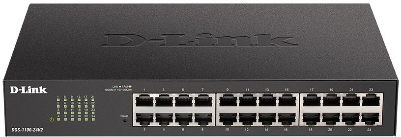 Коммутатор D-Link DGS-1100-24V2/A DGS-1100-24V2/A2A (L2) 24x1Гбит/с настраиваемый — миниатюра 2