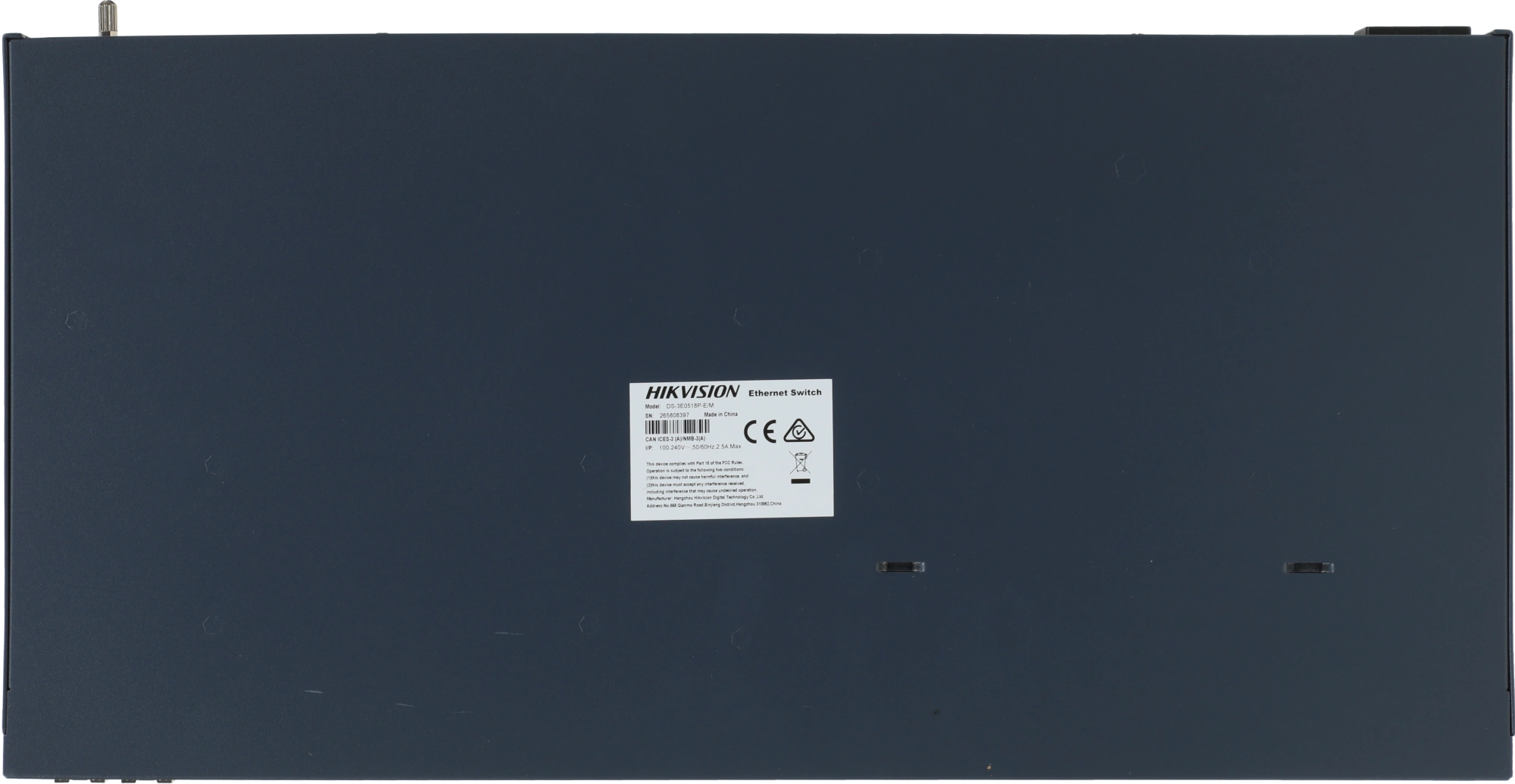 Коммутатор Hikvision DS-3E0518P-E/M(B) (L2) 16x1Гбит/с 2SFP 16PoE 125W неуправляемый — миниатюра 4