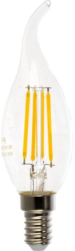 Лампа филам. Gauss Filament 5Вт цок.:E14 свеча 220B св.свеч.бел.нейт. (упак.:1шт) (104801205-D) — миниатюра 3