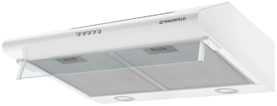 Вытяжка козырьковая Maunfeld MP-1 60 белый управление: кнопочное (1 мотор) — фото 1