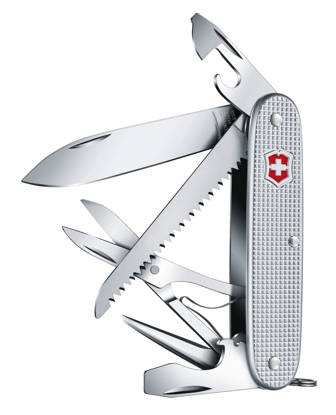 Нож перочинный Victorinox Farmer X Alox (0.8271.26) 93мм 10функц. серебристый карт.коробка — миниатюра 2