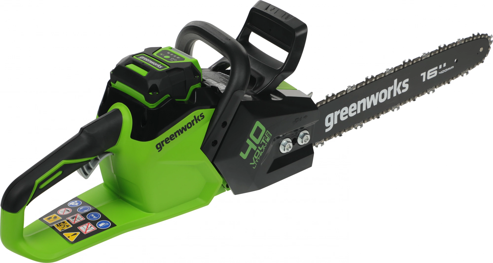 Цепная пила Greenworks GD40CS18 аккум. дл.шины:16" (40cm) 1аккум. 2Ач ЗУ (2005807UA) — миниатюра 3