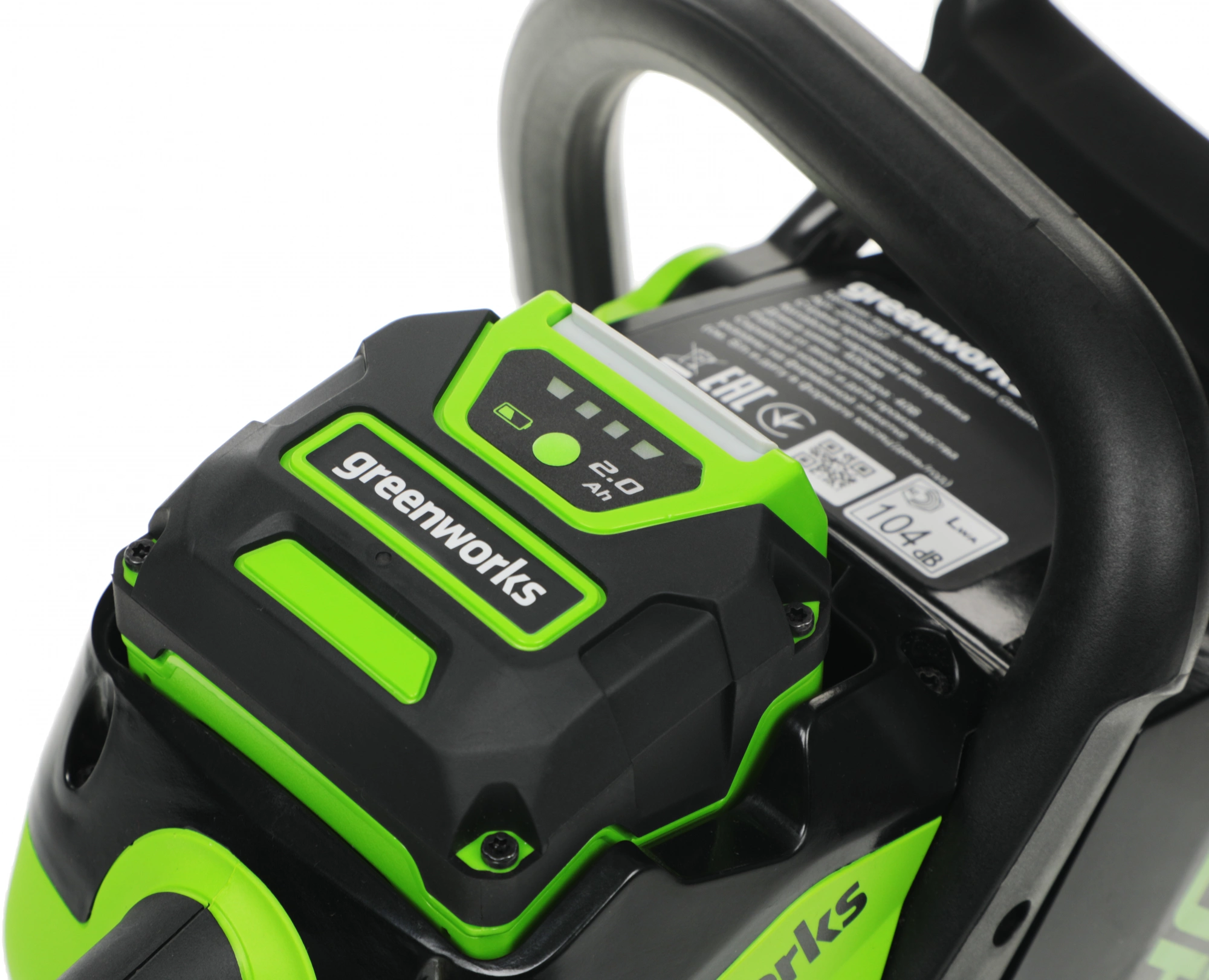 Цепная пила Greenworks GD40CS18 аккум. дл.шины:16" (40cm) 1аккум. 2Ач ЗУ (2005807UA) — миниатюра 4