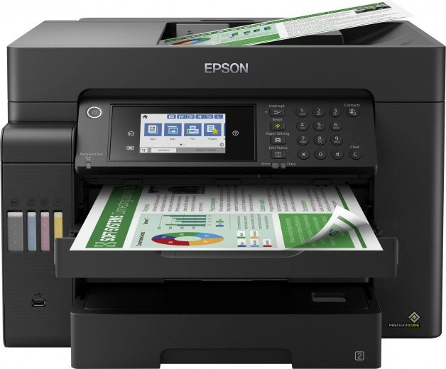 МФУ струйный Epson L15150 (C11CH72404/505/506/403/503) A3+ Duplex Net WiFi черный — миниатюра 4