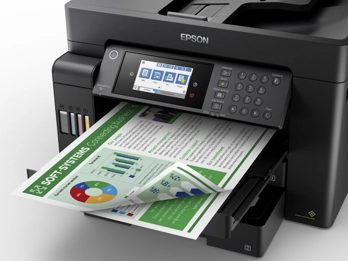 МФУ струйный Epson L15150 (C11CH72404/505/506/403/503) A3+ Duplex Net WiFi черный — миниатюра 3