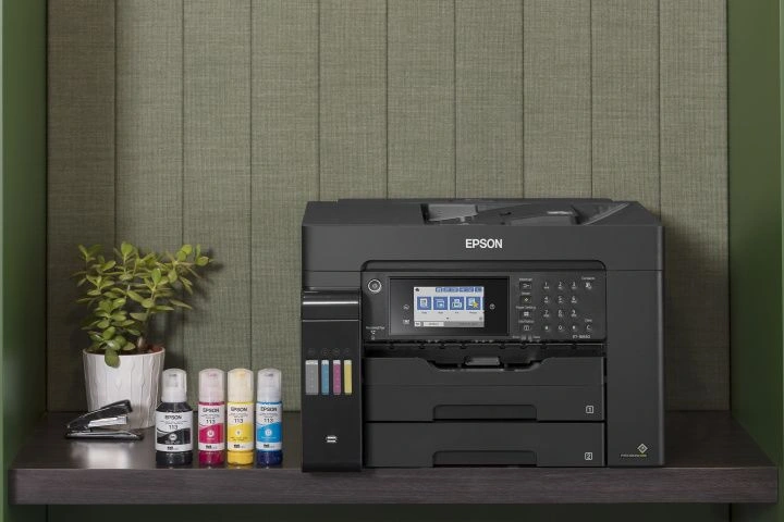 МФУ струйный Epson L15150 (C11CH72404/505/506/403/503) A3+ Duplex Net WiFi черный — миниатюра 5