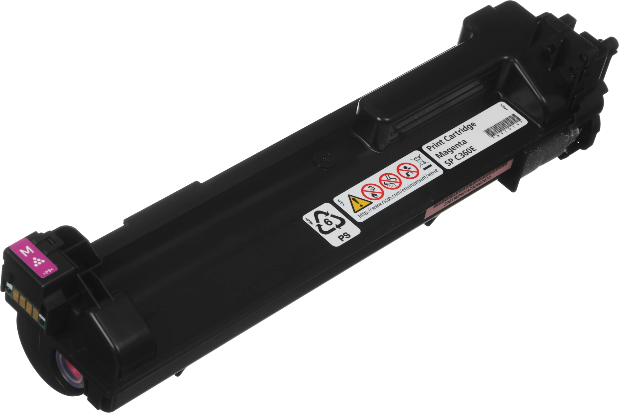Картридж лазерный Ricoh SP C360E 408190 пурпурный (1500стр.) для Ricoh SP C360DNw/C360SNw/C360SFNw/C361SFNw — миниатюра 9