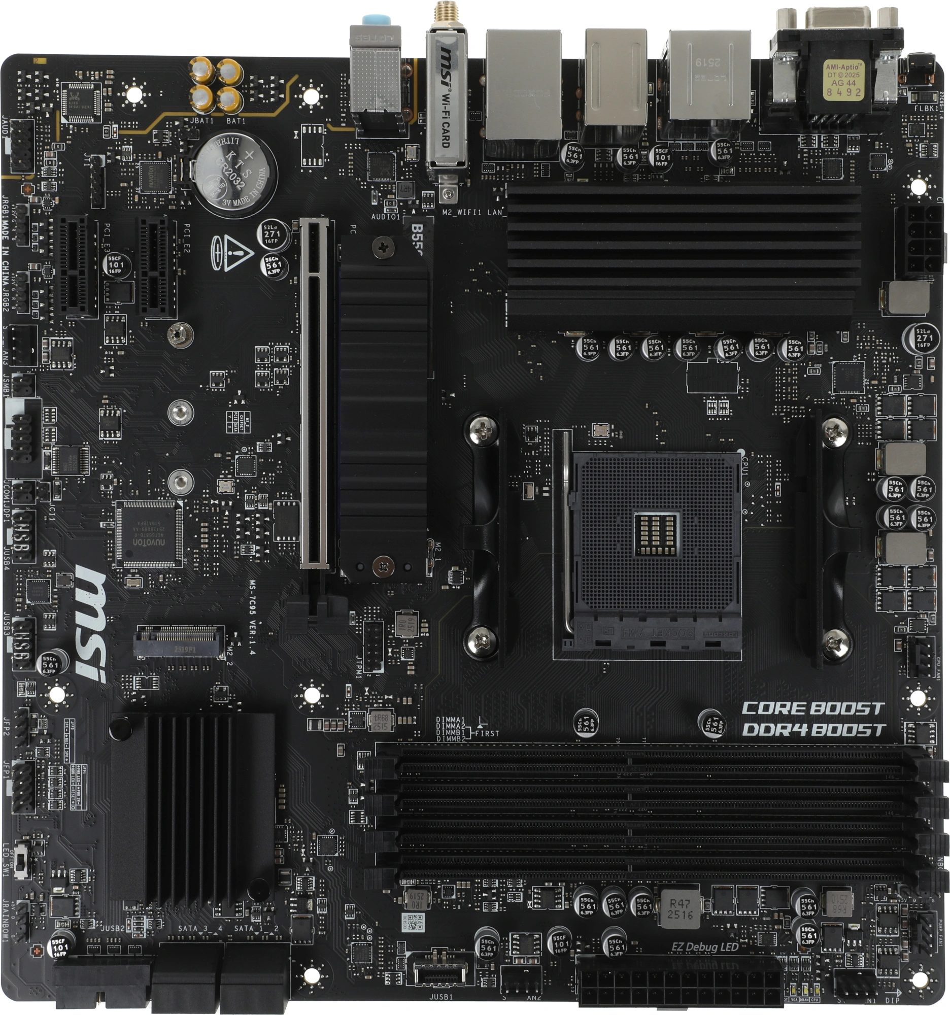 Материнская плата MSI B550M PRO-VDH WIFI Soc-AM4 AMD B550 4xDDR4 mATX AC`97 8ch(7.1) GbLAN RAID+HDMI+DP — миниатюра 15