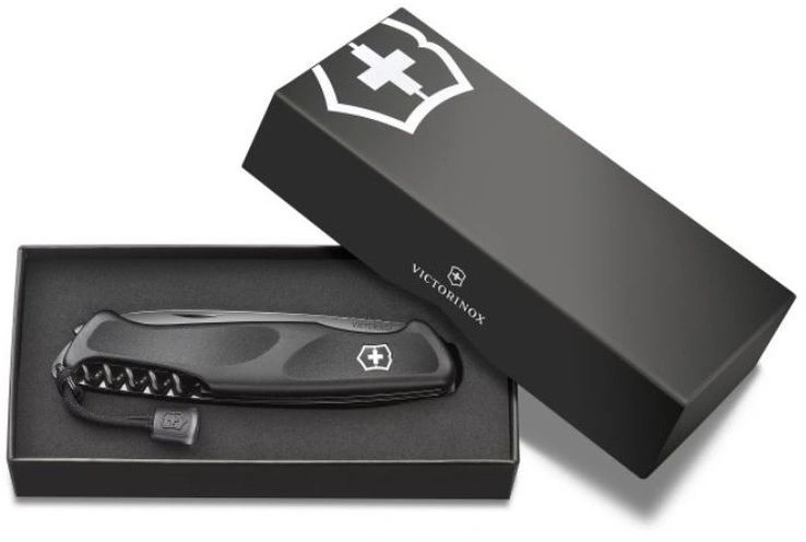 Нож перочинный Victorinox RangerGrip Onyx (0.9563.C31P) 130мм 12функц. черный подар.коробка в комплекте: шнурок — миниатюра 6