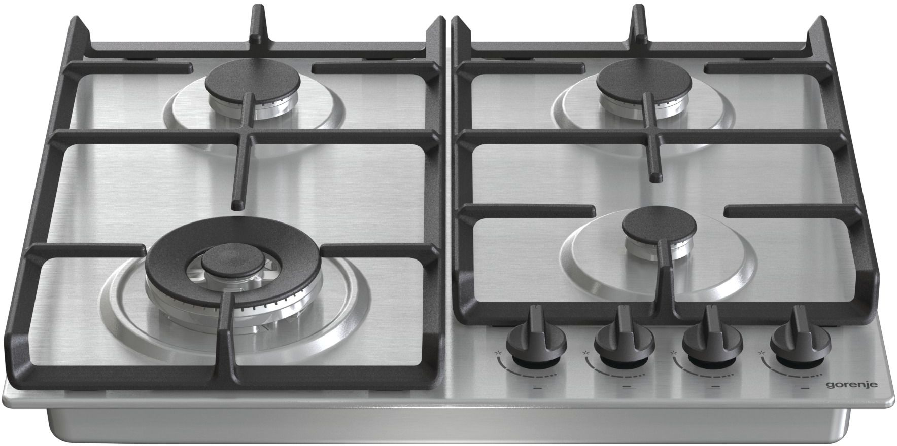 Газовая варочная поверхность Gorenje GW641EBX нержавеющая сталь — миниатюра 3