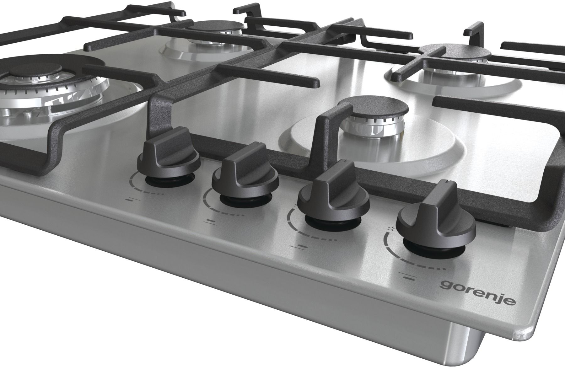 Газовая варочная поверхность Gorenje GW641EBX нержавеющая сталь — миниатюра 5