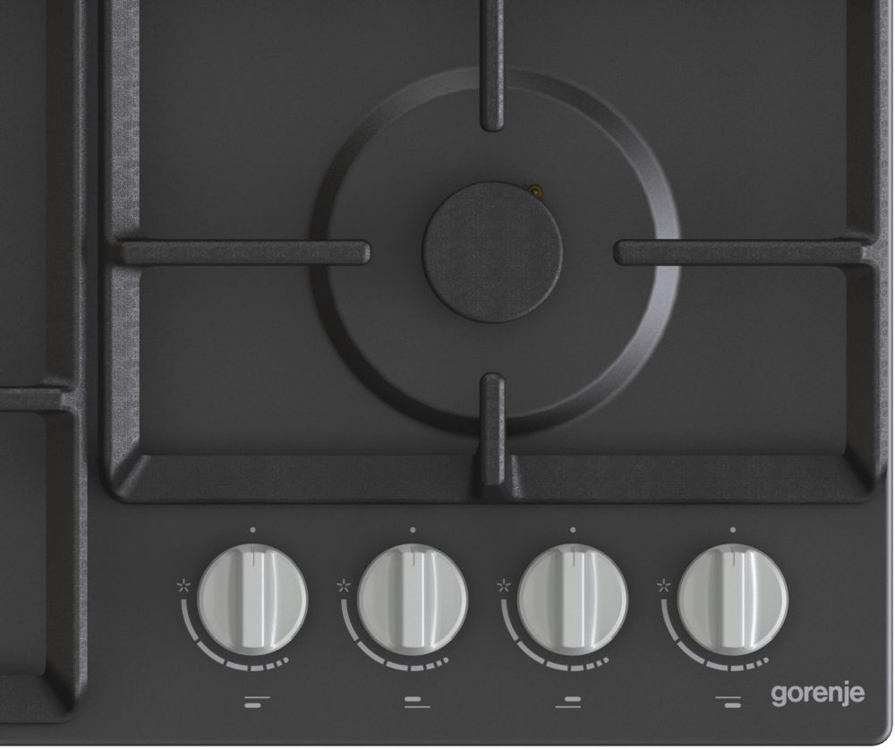 Газовая варочная поверхность Gorenje G641EXB черный — миниатюра 4