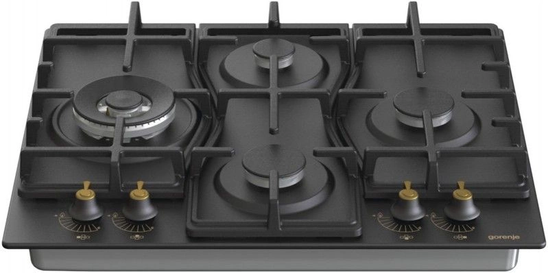 Газовая варочная поверхность Gorenje GW6D42CLB черный — миниатюра 4