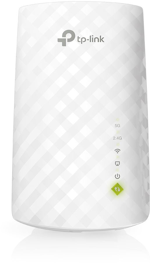 TP-Link RE220, AC750 Усилитель Wi-Fi сигнала, до 300 Мбит/с на 2,4 ГГц + до 433 Мбит/с на 5 ГГц, 3 встр. антенны, 1 порт 10/100 Мбит/с, подключение к настенной розетке