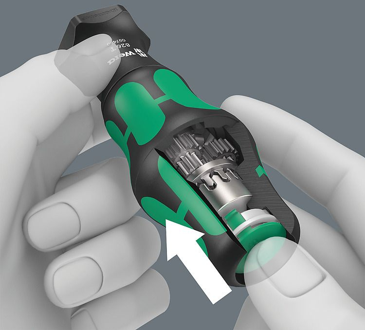 Набор отверток Wera Kraftform Kompakt Turbo Imperial 1 в компл.:19 предметов (WE-057483) — миниатюра 4