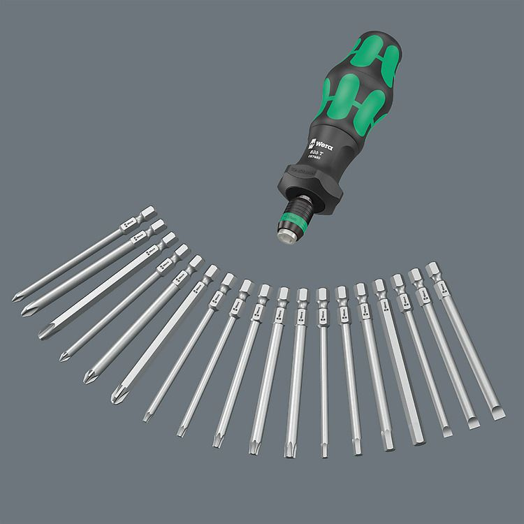 Набор отверток Wera Kraftform Kompakt Turbo Imperial 1 в компл.:19 предметов (WE-057483) — миниатюра 6