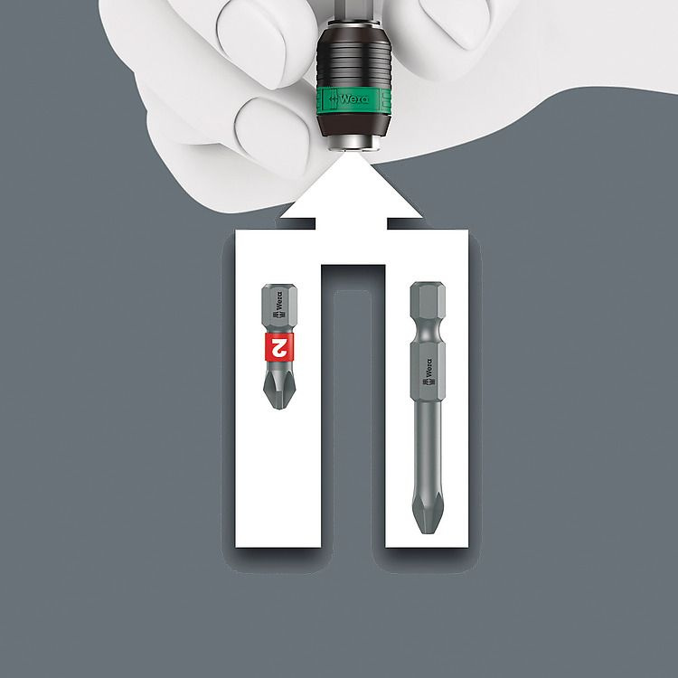 Набор отверток Wera Kraftform Kompakt Turbo Imperial 1 в компл.:19 предметов (WE-057483) — миниатюра 9