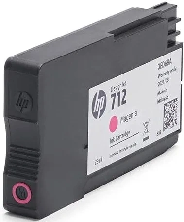 Картридж струйный HP 712 3ED68A пурпурный (29мл) для HP DJ Т230/630 — миниатюра 2