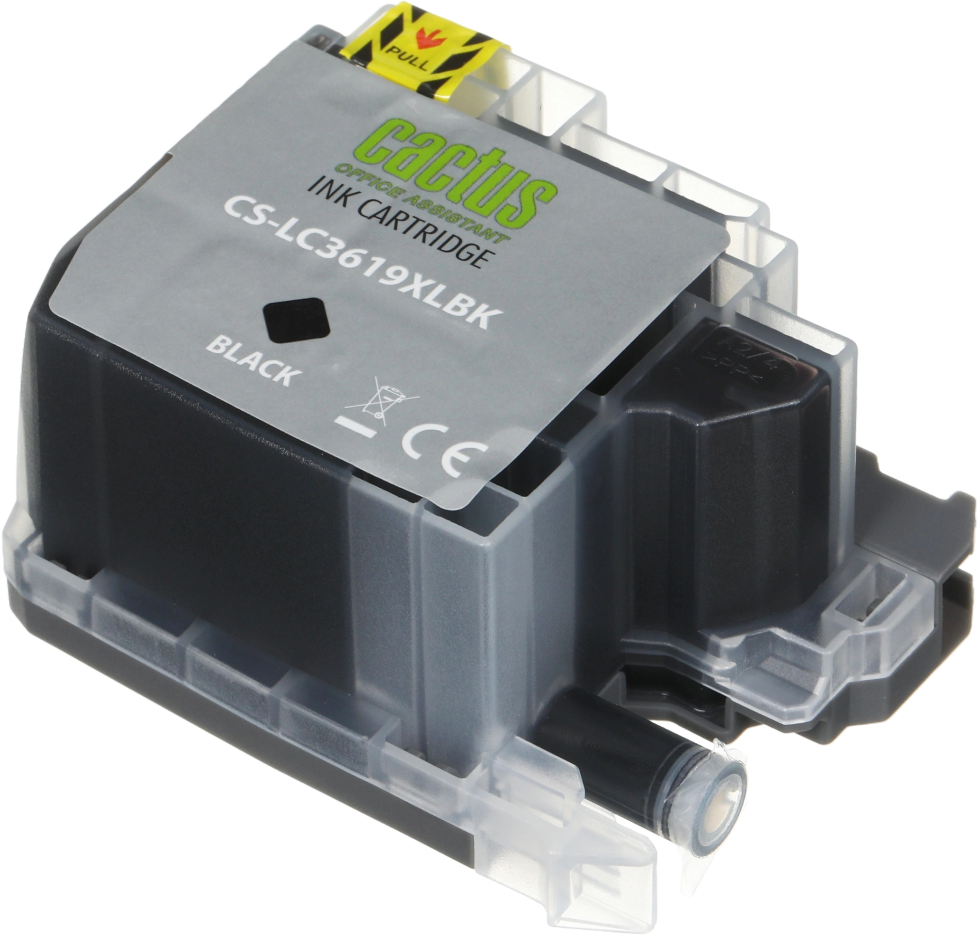 Картридж струйный Cactus CS-LC3619XLBK черный (68мл) для Brother MFC-J2330DW/J2730DW/J3530DW/J3930DW с чипом — миниатюра 2