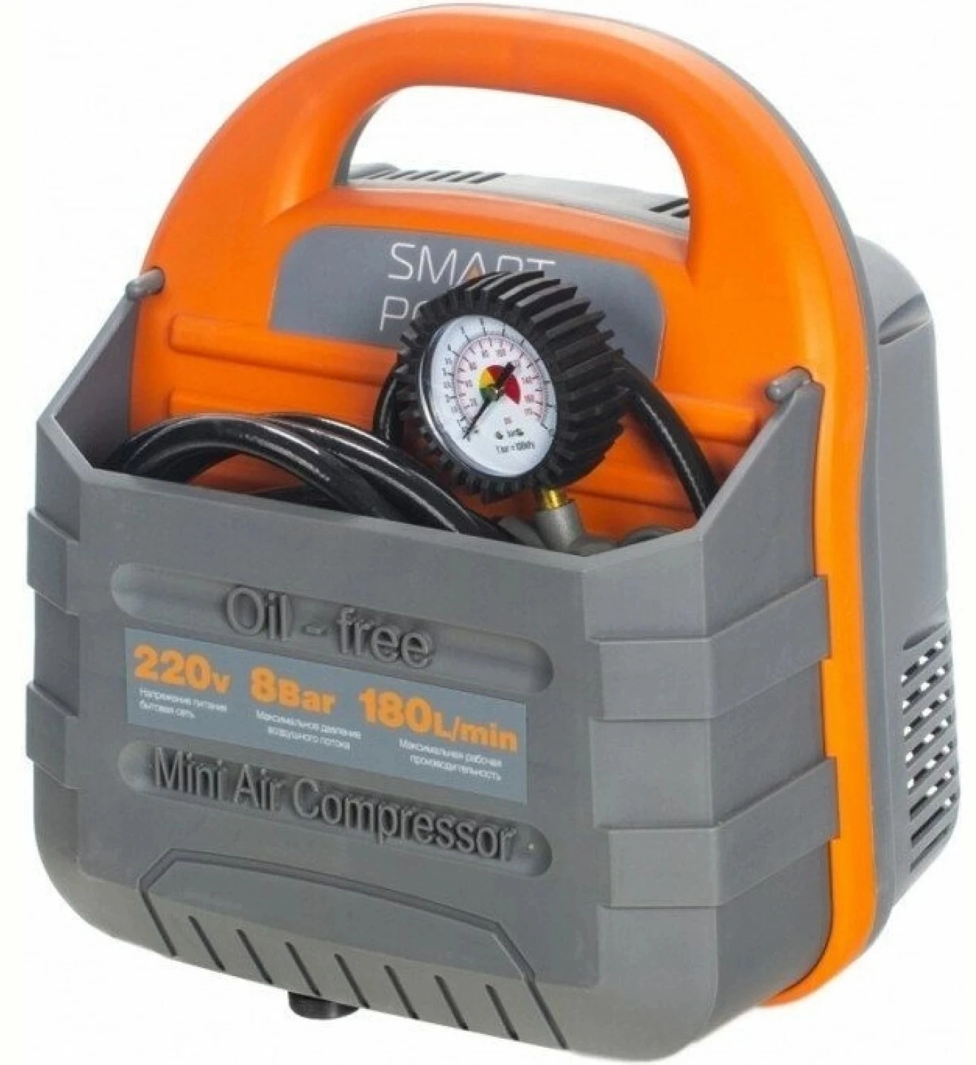 Автомобильный компрессор Berkut Smart Power SAC-180 180л/мин шланг 3.1м — миниатюра 3