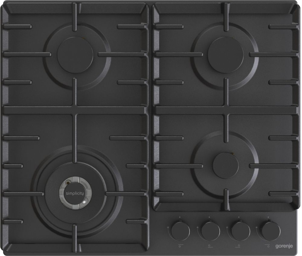 Газовая варочная поверхность Gorenje GW642SYB черный — фото 1