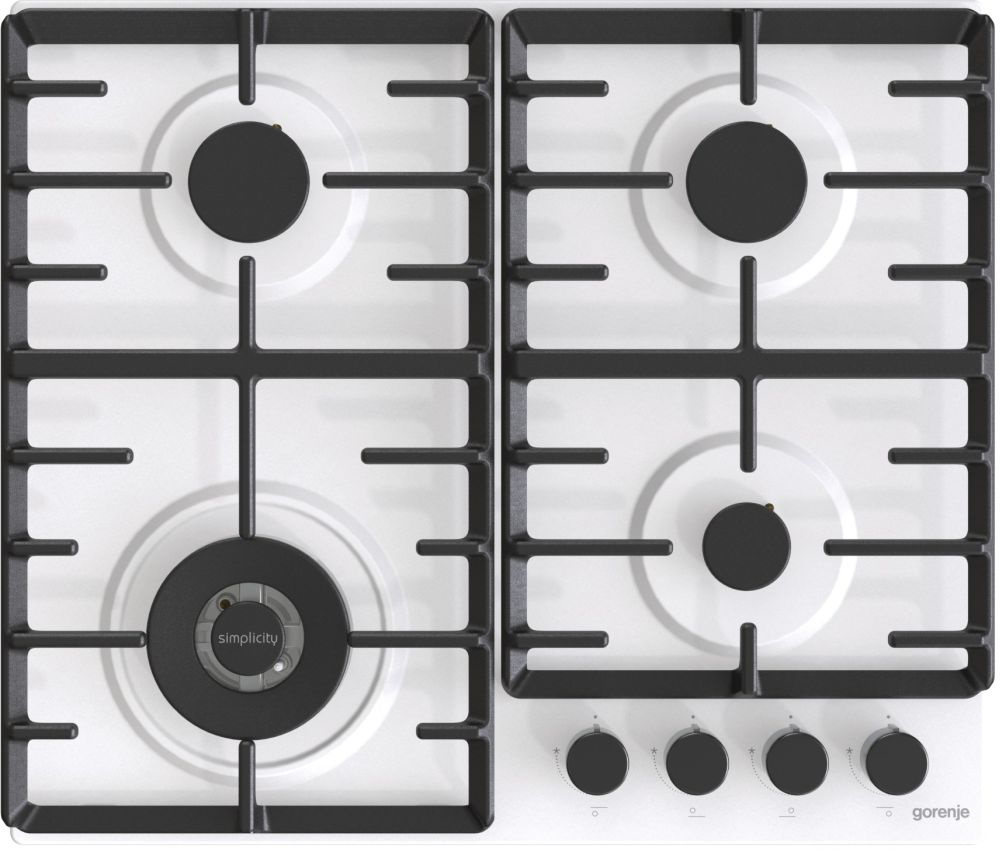 Газовая варочная поверхность Gorenje GW642SYW белый — фото 1