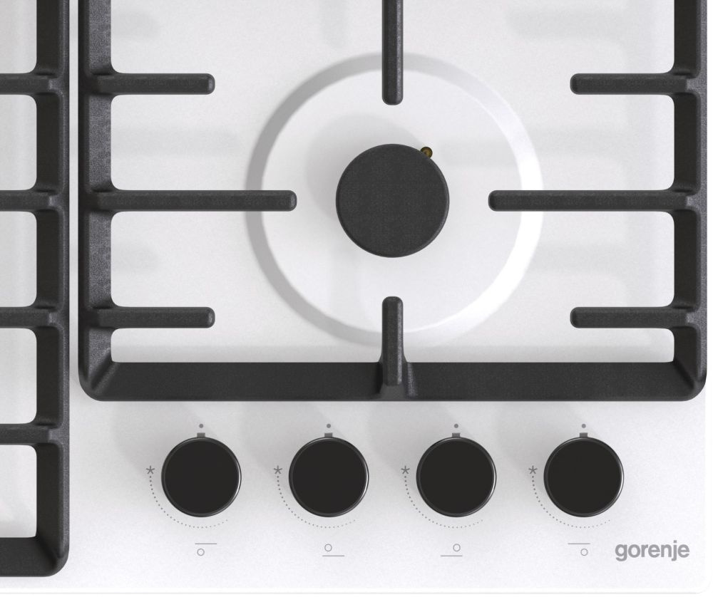 Газовая варочная поверхность Gorenje GW642SYW белый — миниатюра 3