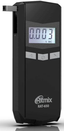 Алкотестер Ritmix RAT-650 электрохимический черный — миниатюра 5