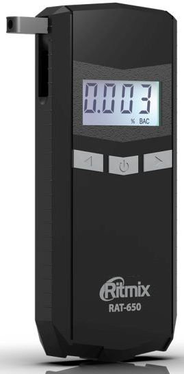 Алкотестер Ritmix RAT-650 электрохимический черный — миниатюра 6