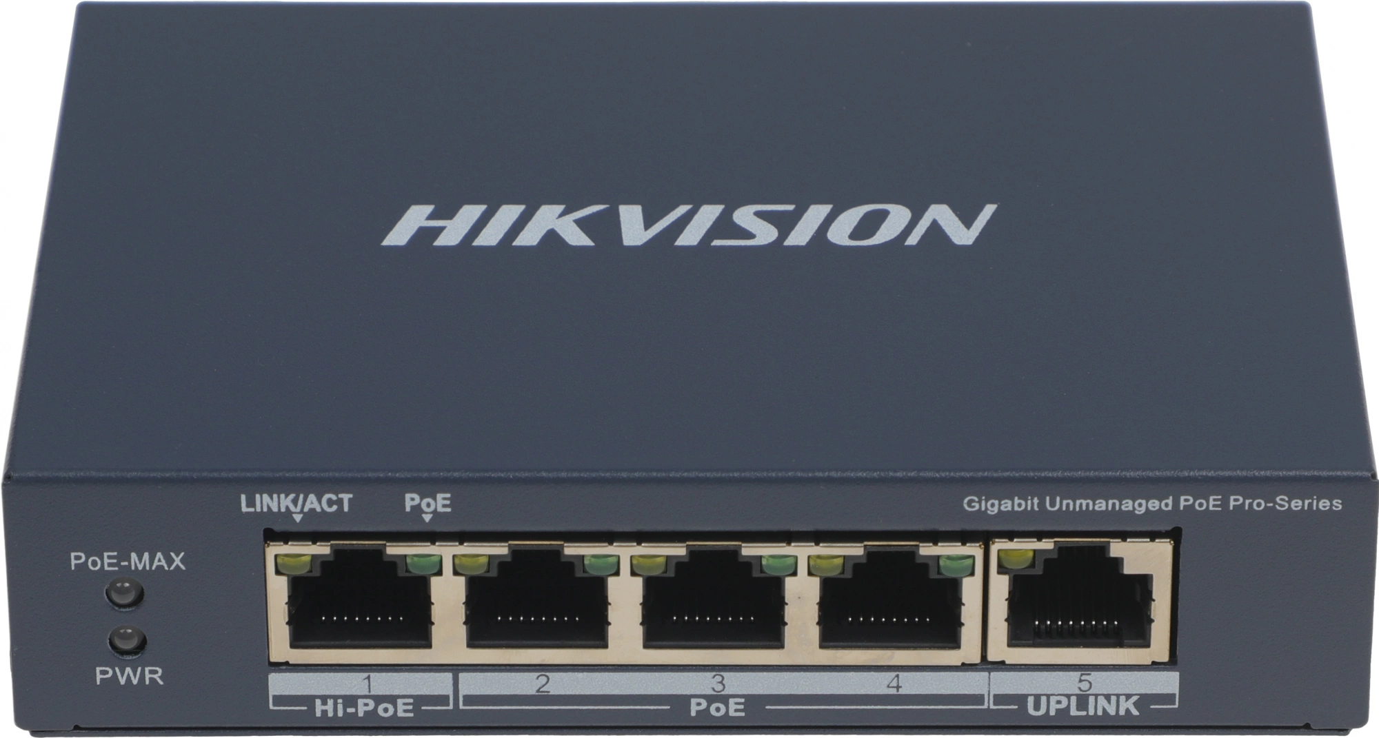 Коммутатор Hikvision DS-3E0505HP-E 5x1Гбит/с 3PoE+ 1PoE++ 60W неуправляемый — фото 1