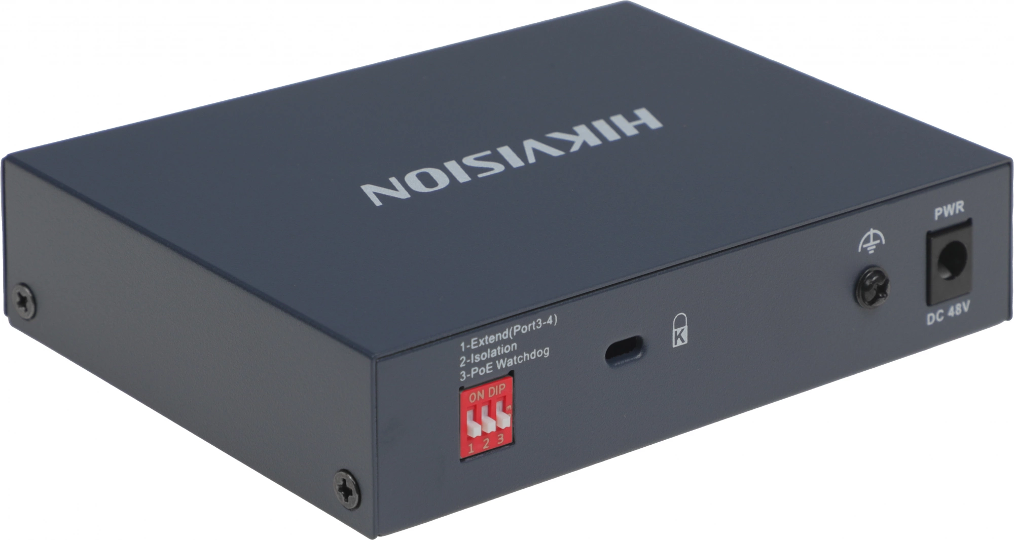 Коммутатор Hikvision DS-3E0505HP-E 5x1Гбит/с 3PoE+ 1PoE++ 60W неуправляемый — миниатюра 3