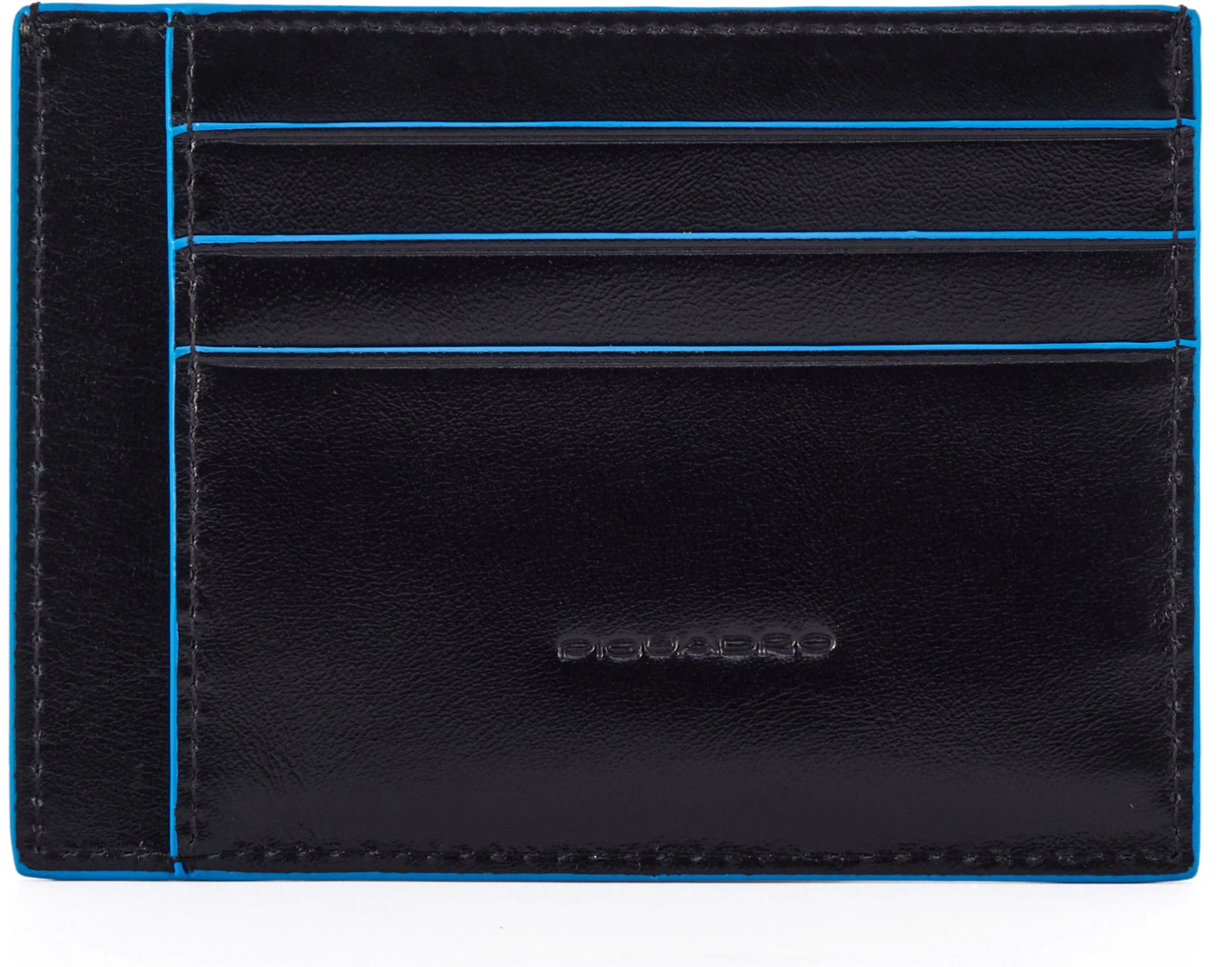 Чехол для кредитных карт Piquadro Blue Square PP2762B2R/N черный натур.кожа — миниатюра 2