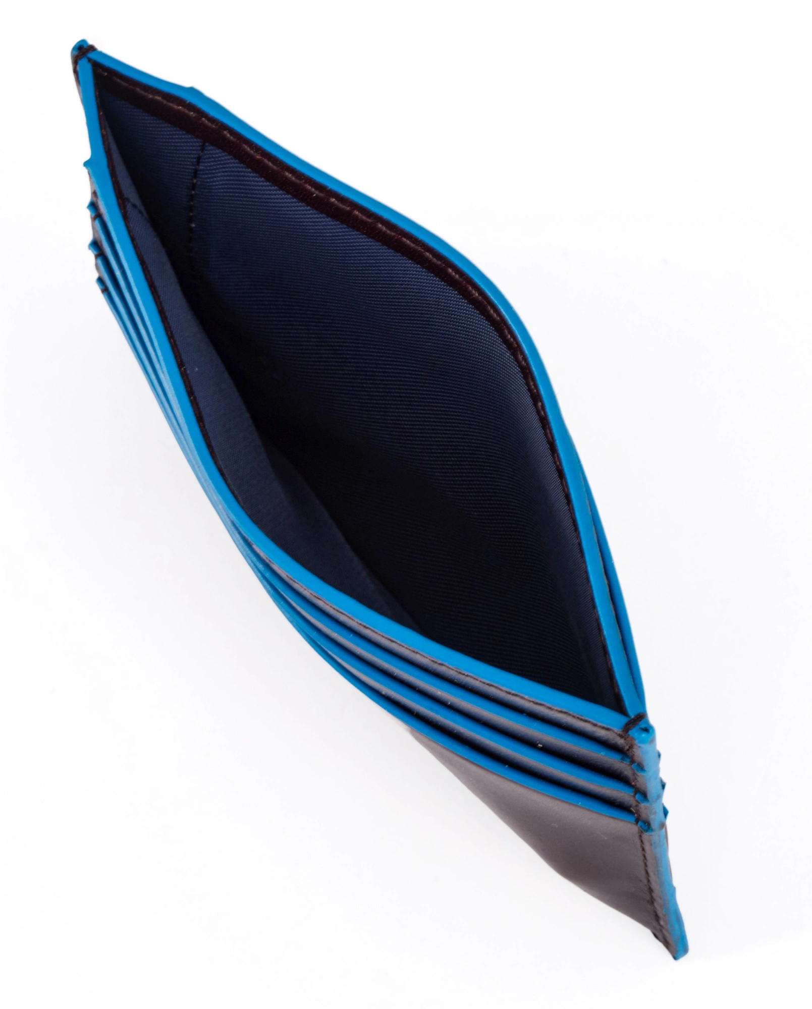 Чехол для кредитных карт Piquadro Blue Square PP2762B2R/N черный натур.кожа — миниатюра 5