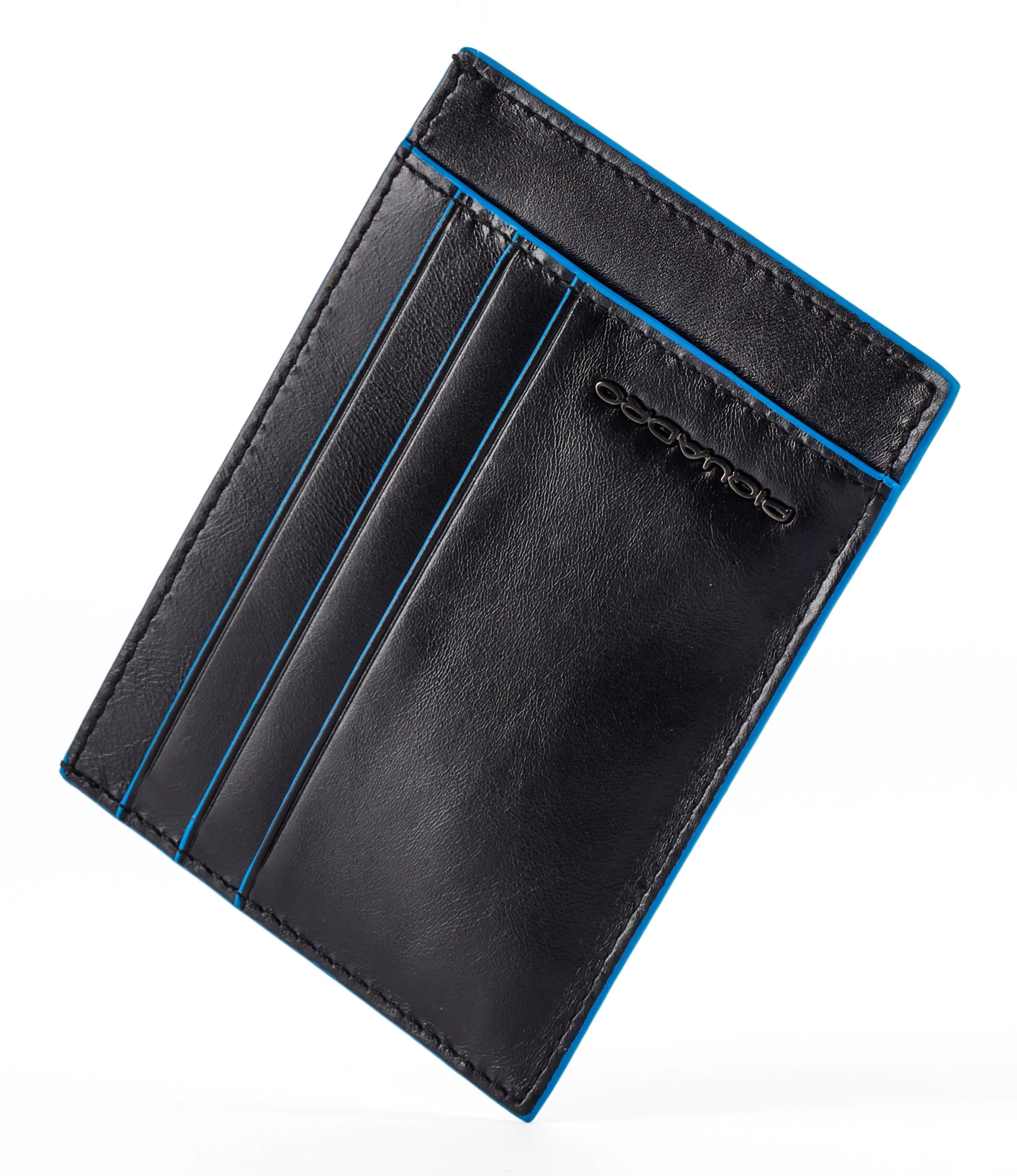 Чехол для кредитных карт Piquadro Blue Square PP2762B2R/N черный натур.кожа — миниатюра 6