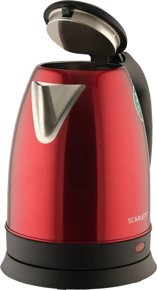 Чайник электрический Scarlett SC-EK21S76 2л. 1800Вт красный корпус: металл — миниатюра 2