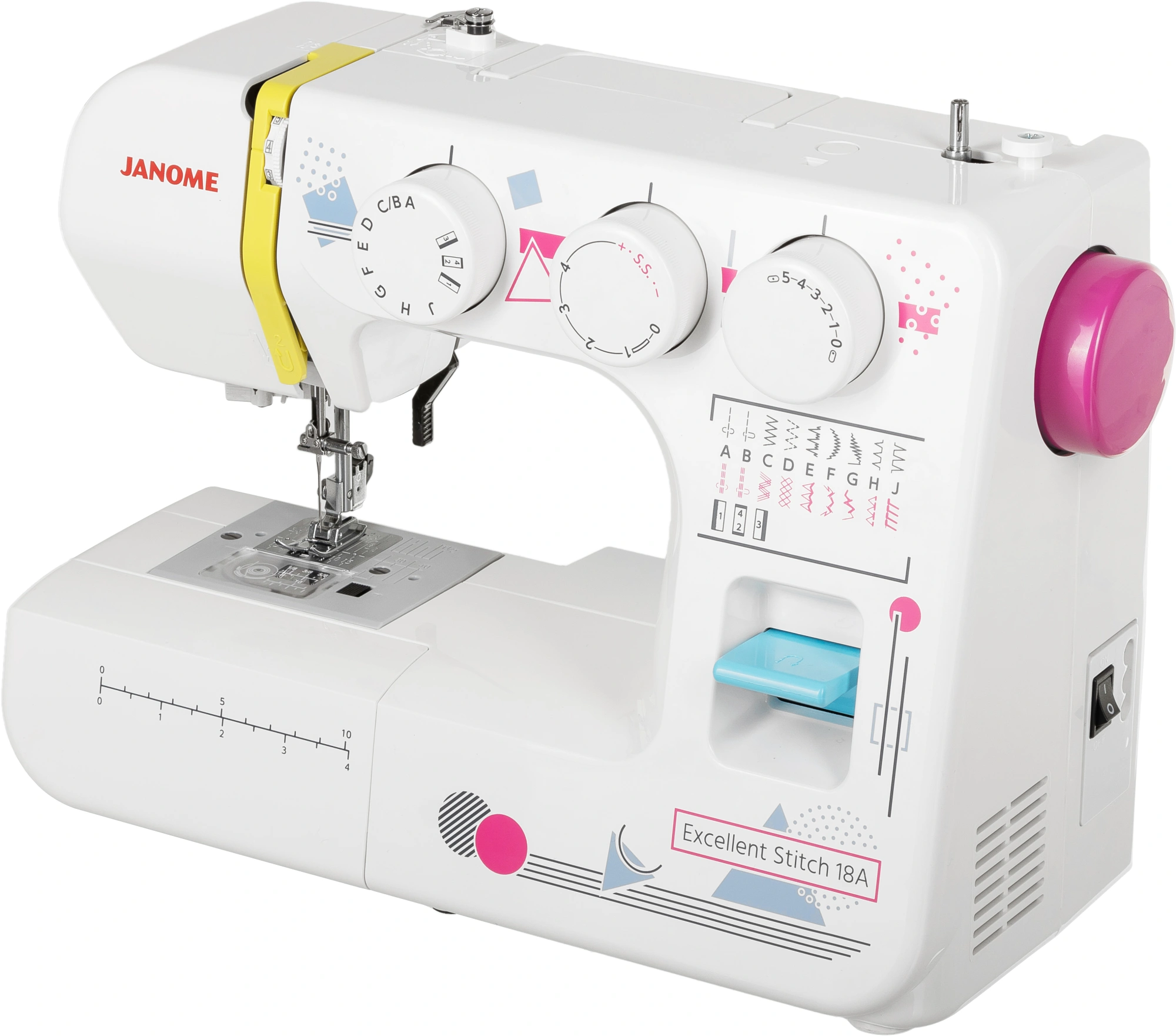 Швейная машина Janome Excellent Stitch 18A белый — миниатюра 2