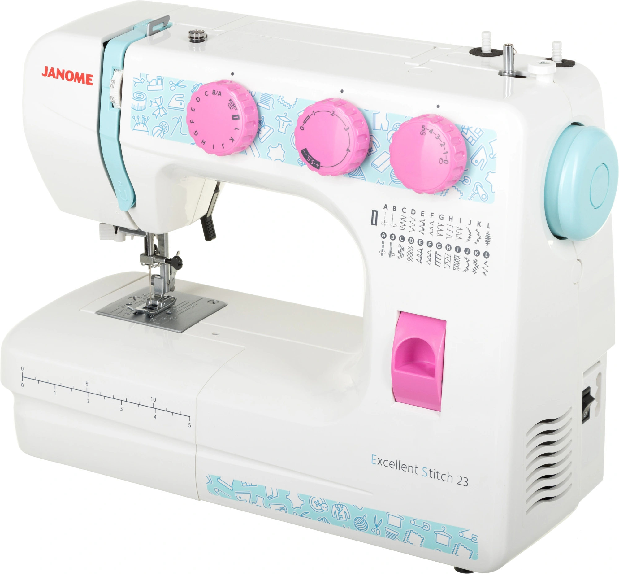 Швейная машина Janome Excellent Stitch 23 белый — миниатюра 2