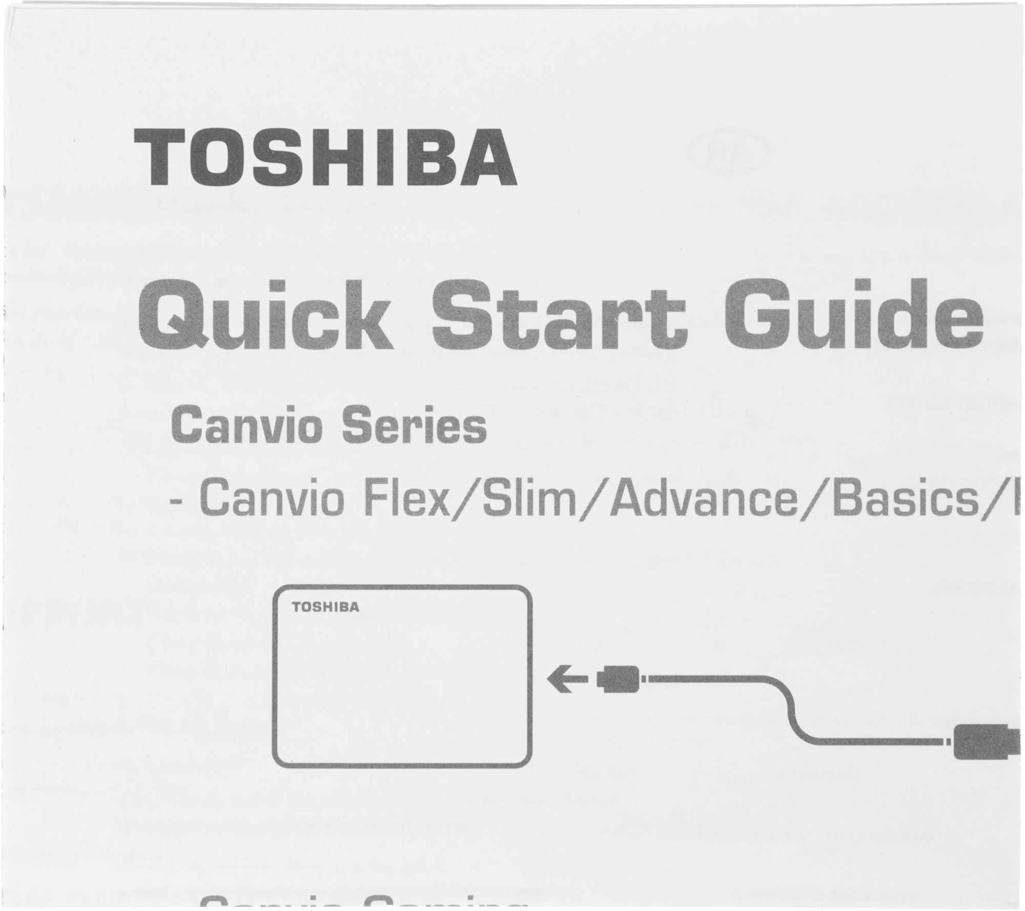 Жесткий диск Toshiba USB3.0 1TB HDTP310EK3AA Canvio Ready 2.5" черный — фото 1