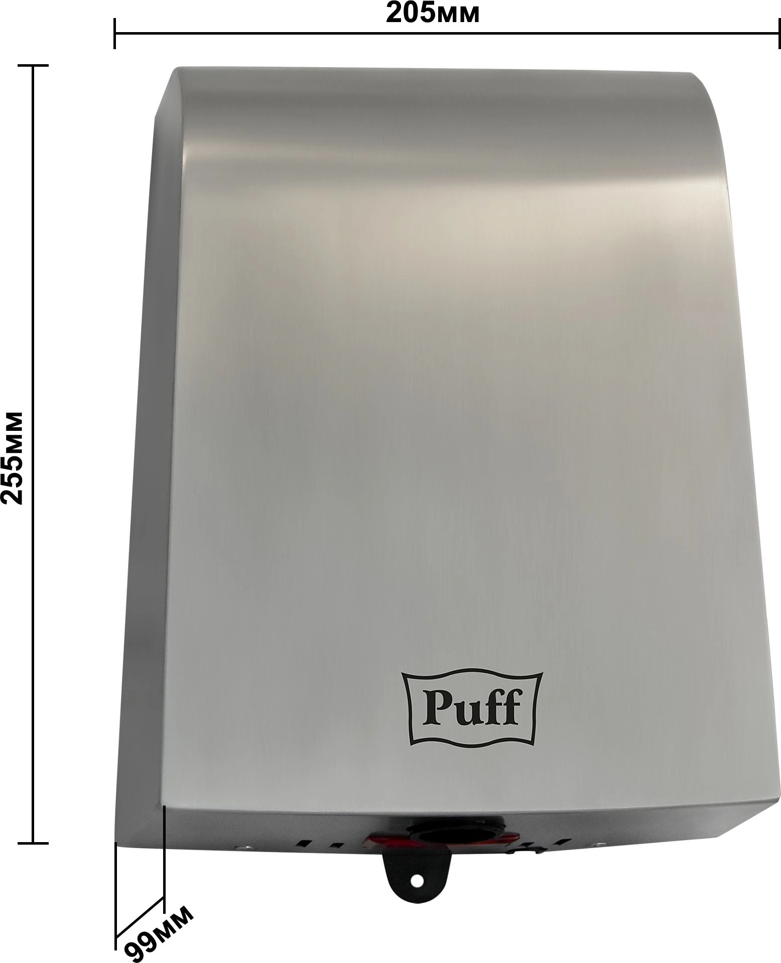 Сушилка для рук Puff 8950 1000Вт хром — миниатюра 6