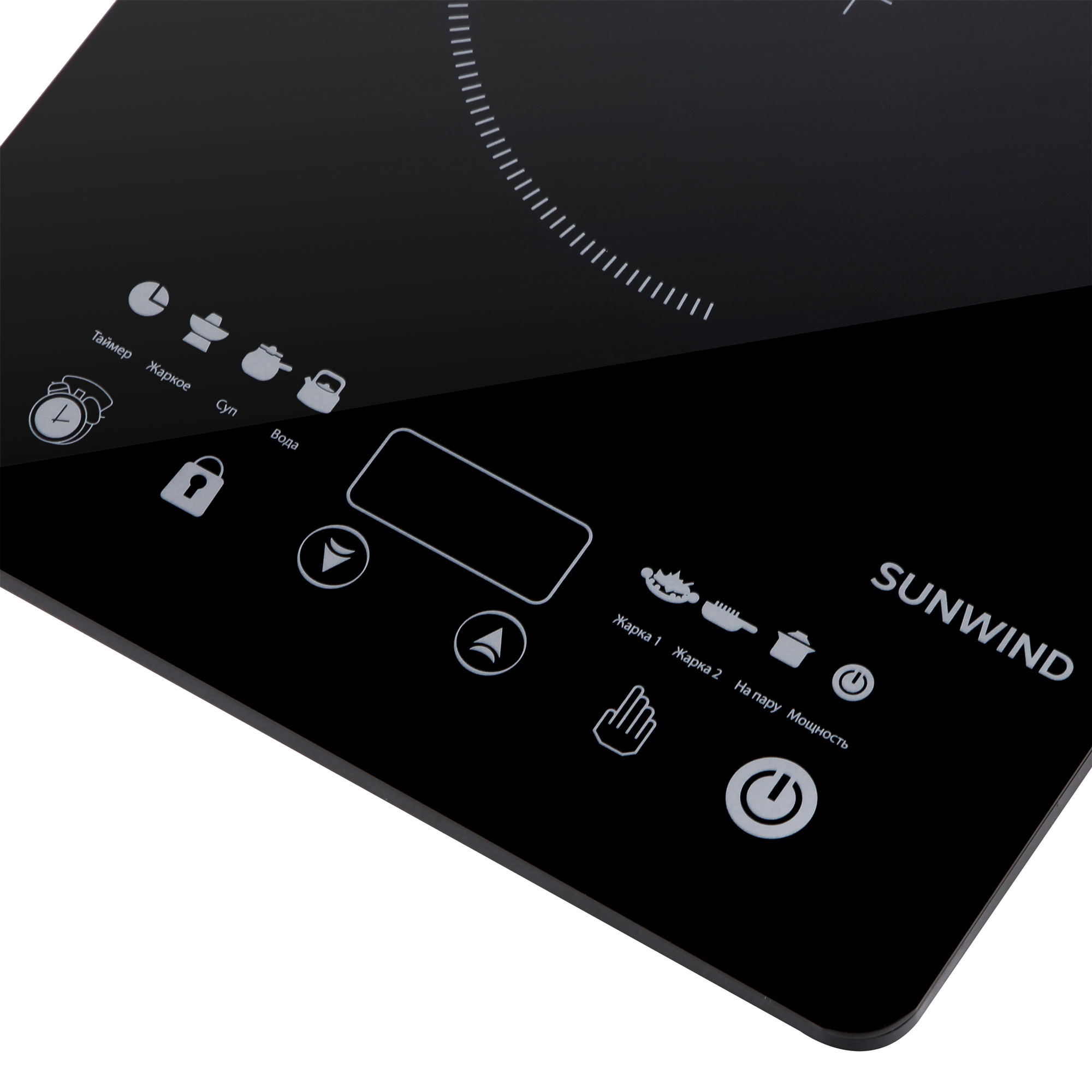 Плита Индукционная SunWind SCI-0502 черный стеклокерамика (настольная) — миниатюра 5
